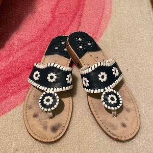 Navy and White Jack Rogers